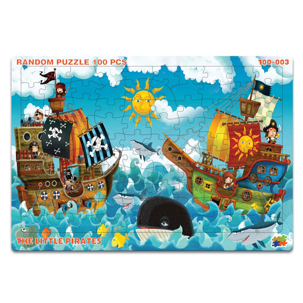 Bảng xếp hình 100 mảnh Random - The Little Pirates