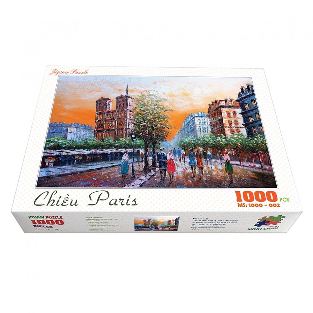 Bộ tranh xếp hình cao cấp 1000 mảnh ghép – Chiều Paris