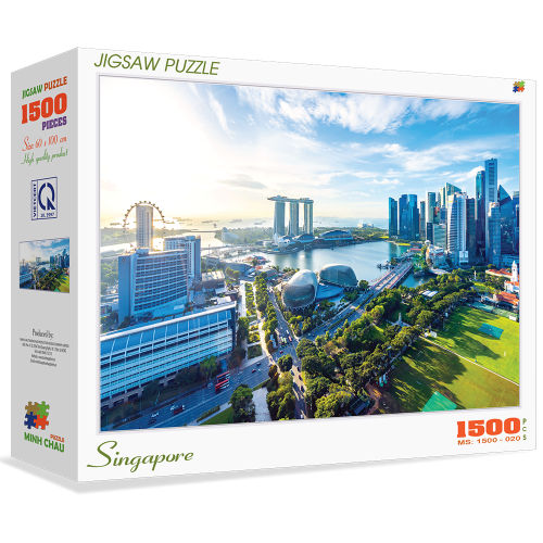 Bộ tranh xếp hình cao cấp 1500 mảnh – Singapore (60x100cm)