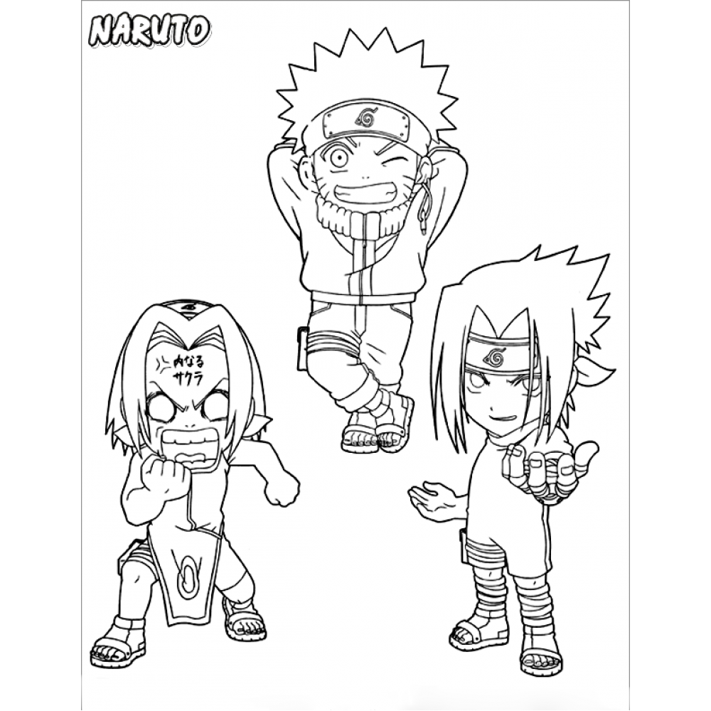 Mua Tranh poster vẽ treo trang trí in hình nhận vật hoạt hình Naruto  Bộ  bạn narruto  Tiki