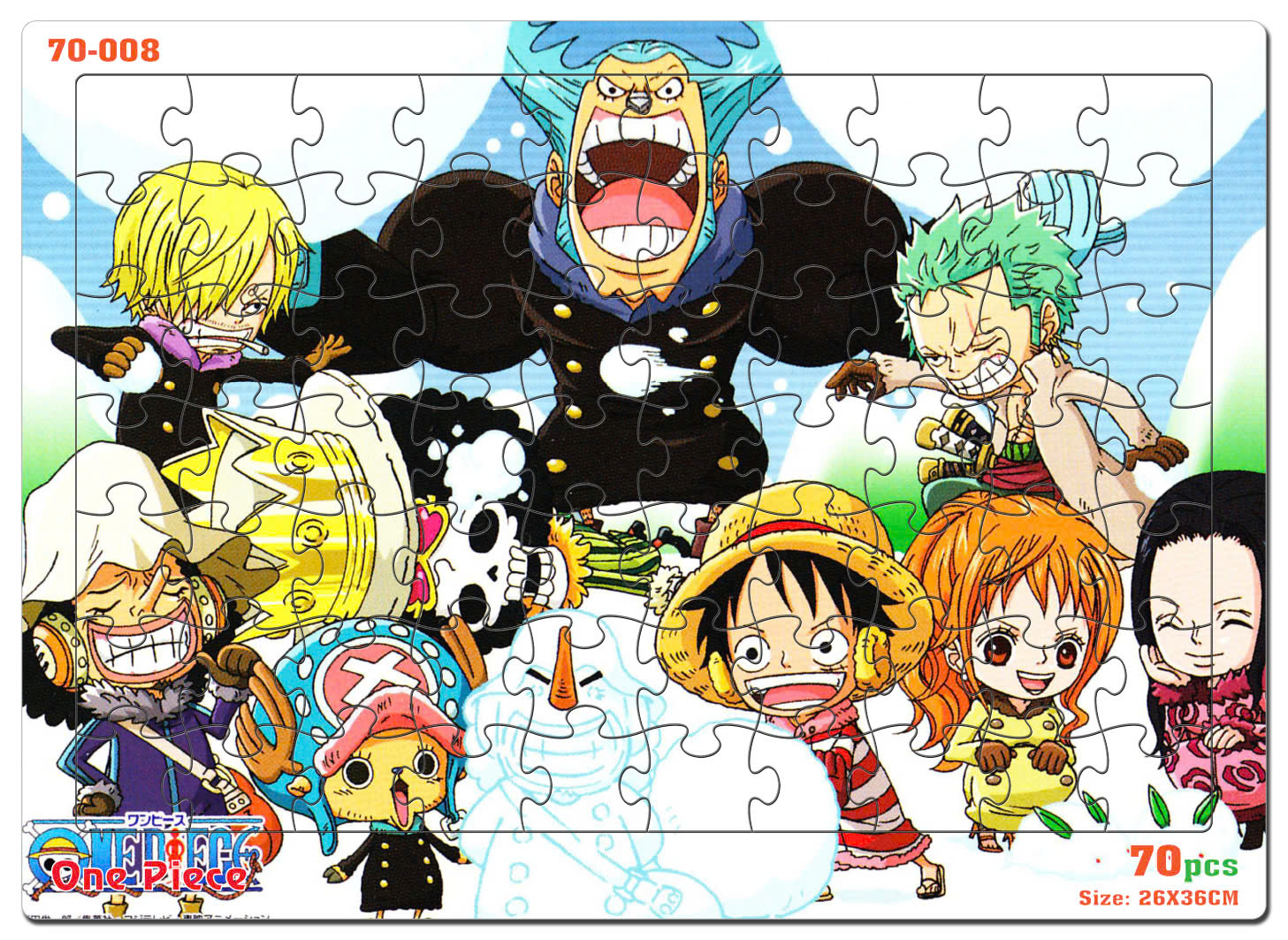 Đồ chơi xếp hình 70 mảnh One Piece