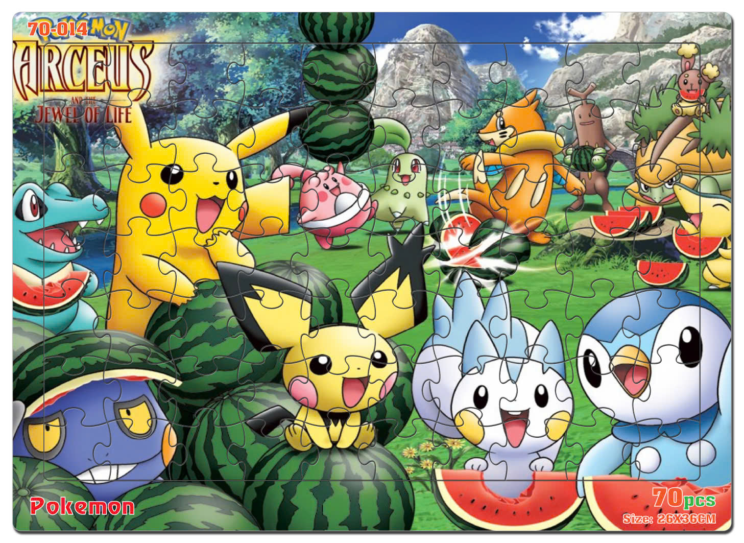 Đồ chơi xếp hình 70 mảnh Pokemon