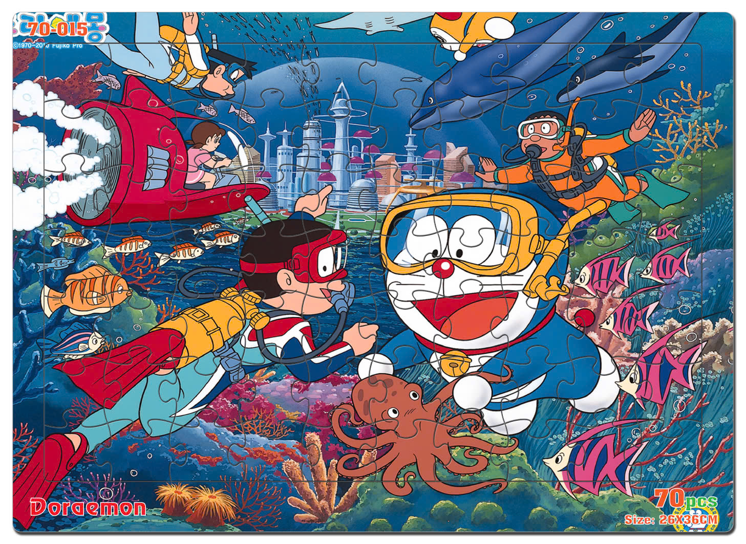 Đồ chơi xếp hình 70 mảnh Doraemon