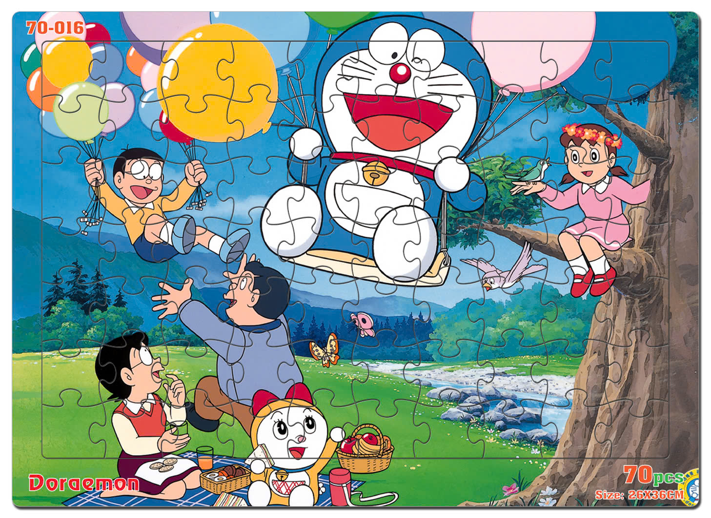 Đồ chơi xếp hình 70 mảnh Doraemon