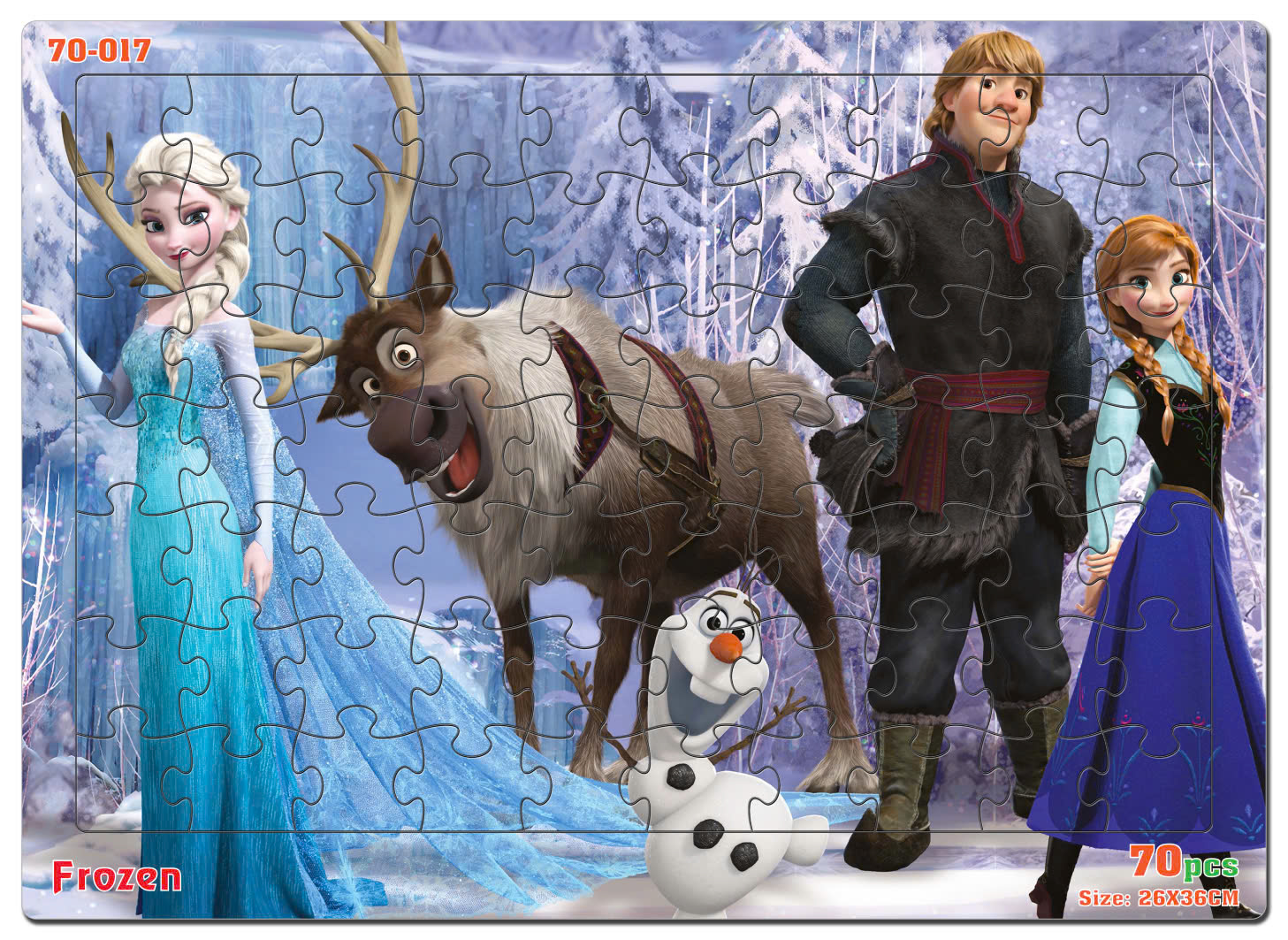 Đồ chơi xếp hình 70 mảnh Frozen