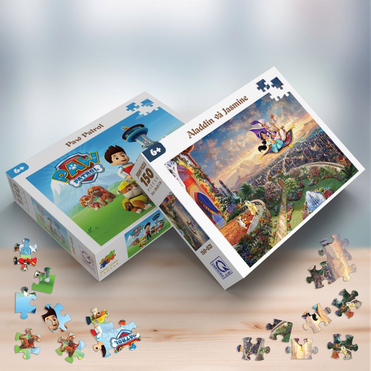 Tranh xếp hình 150 mảnh (20 x 30cm)