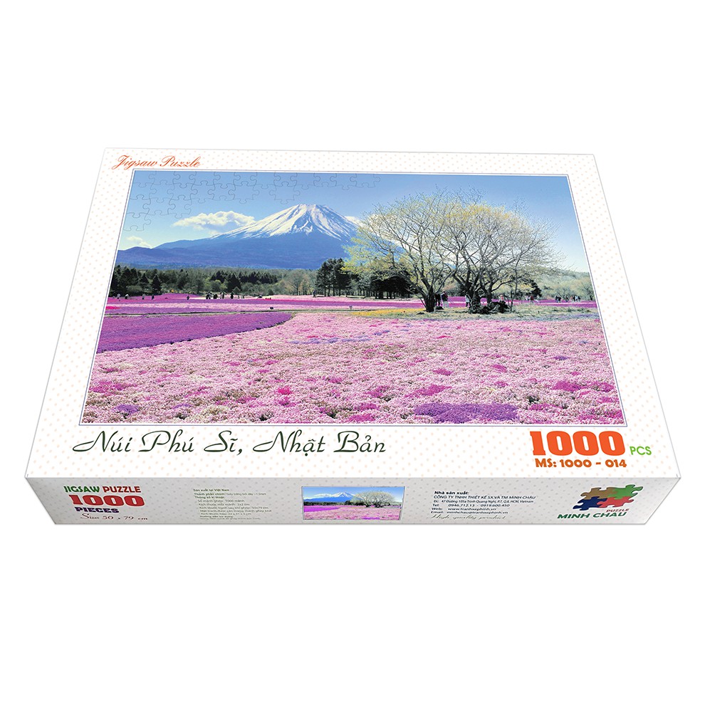 Bộ tranh xếp hình cao cấp 1000 mảnh ghép – Núi Phú Sĩ, Nhật Bản